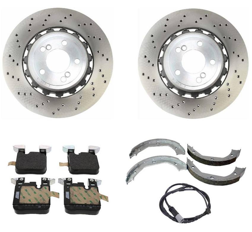 BMW Brake Kit - Pads and Rotors Rear (370mm)